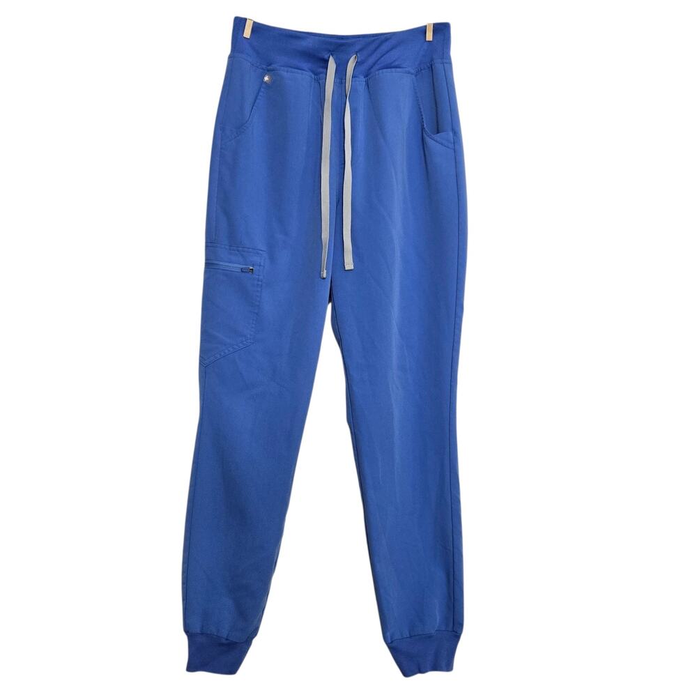 Womens Zamora Figs Jogger Scrub Pants Size Small Blue W22SW2012